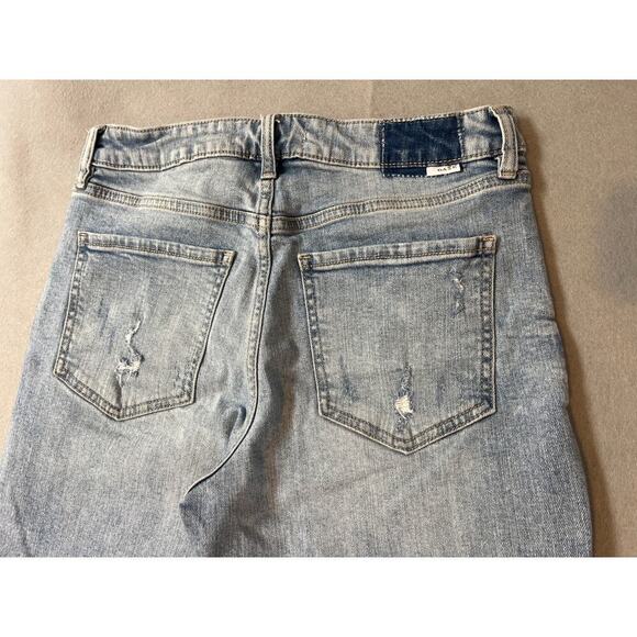 Women's Daze Distressed Light Wash Jeans Size 28 - Picture 6 of 7